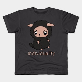 Black sheep - individuality Kids T-Shirt